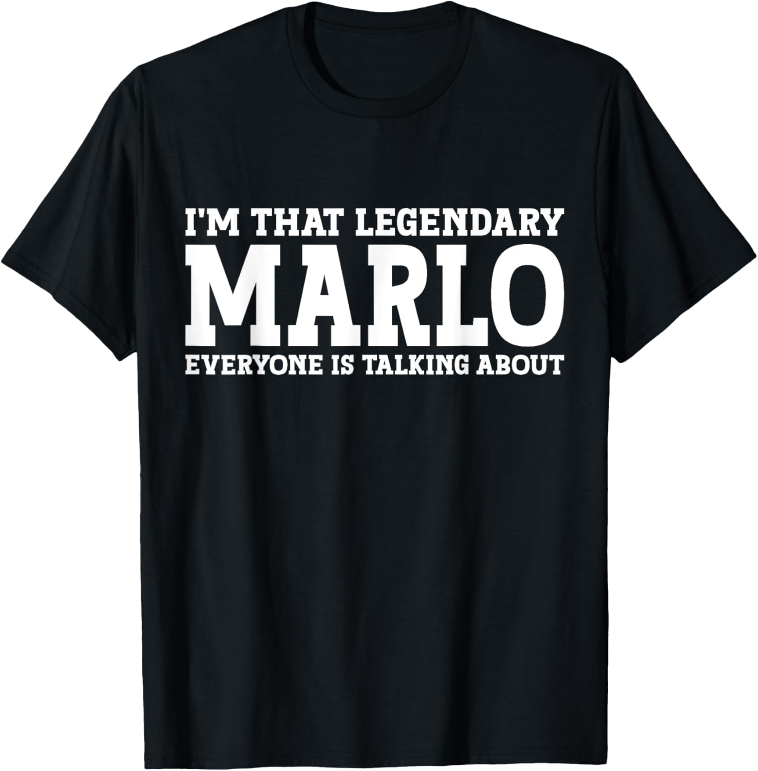 Marlo Personal Name Women Girl Funny Marlo T-Shirt